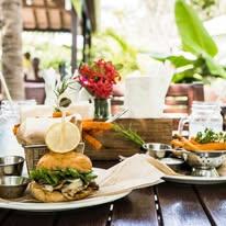 Garden Grill table setting